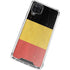 Belgium Flag Distressed Galaxy A12 Clear Case