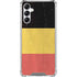 Belgium Flag Distressed Galaxy A14 5G Clear Case