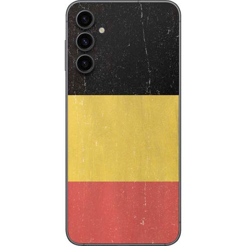 Belgium Flag Distressed Galaxy A14 5G Skin
