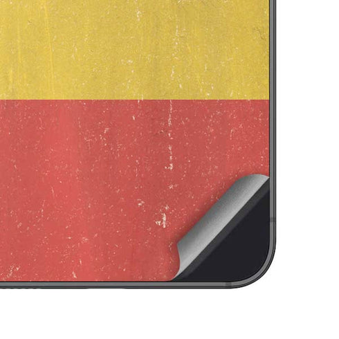 Belgium Flag Distressed Galaxy A14 5G Skin