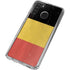 Belgium Flag Distressed Galaxy A21 Clear Case