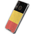 Belgium Flag Distressed Galaxy A30 Clear Case