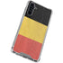 Belgium Flag Distressed Galaxy A54 5G Clear Case