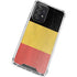 Belgium Flag Distressed Galaxy A72 5G Clear Case