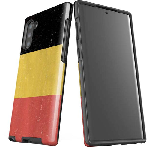 Belgium Flag Distressed Galaxy Note 10 Pro Case