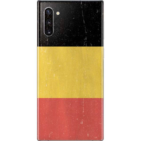 Belgium Flag Distressed Galaxy Note 10 Skin