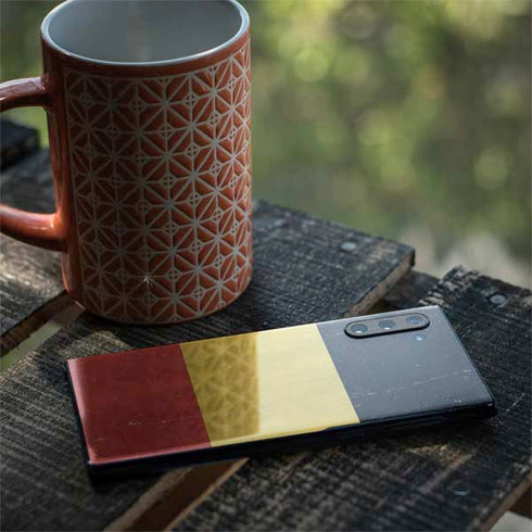 Belgium Flag Distressed Galaxy Note 10 Skin