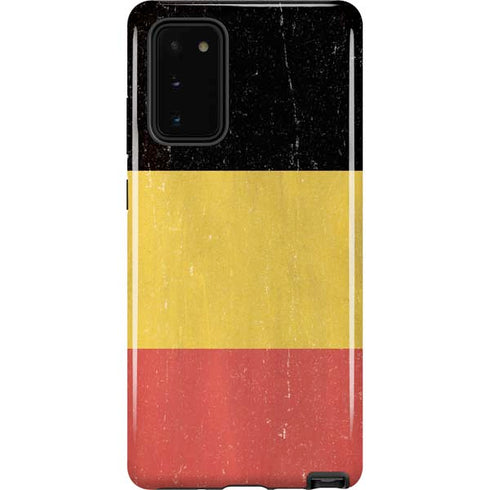 Belgium Flag Distressed Galaxy Note20 5G Pro Case