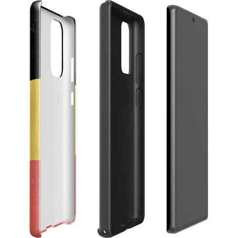 Belgium Flag Distressed Galaxy Note20 5G Pro Case