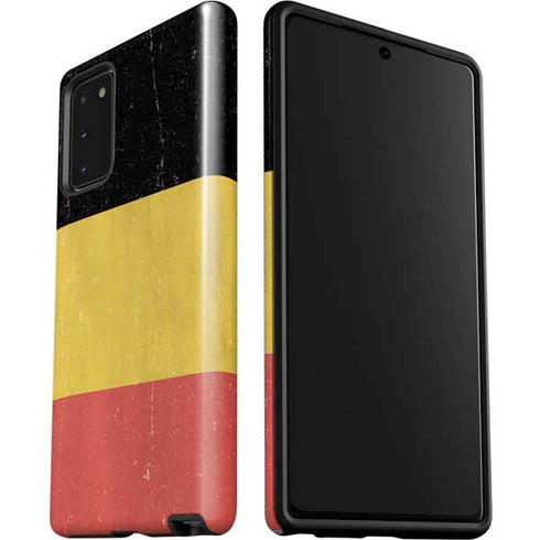 Belgium Flag Distressed Galaxy Note20 5G Pro Case