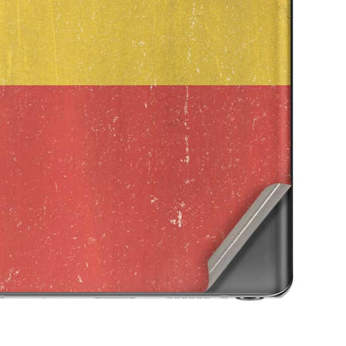 Belgium Flag Distressed Galaxy Note20 5G Skin