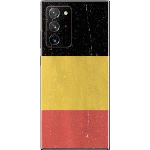 Belgium Flag Distressed Galaxy Note20 Ultra 5G Skin