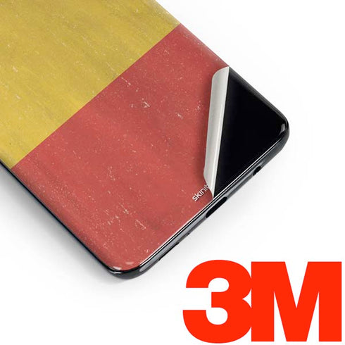 Belgium Flag Distressed Galaxy S10 Plus Skin