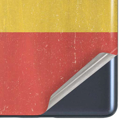 Belgium Flag Distressed Galaxy S20 Fan Edition Skin