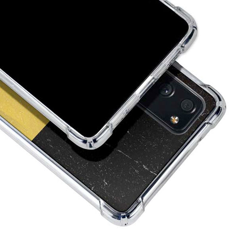 Belgium Flag Distressed Galaxy S20 FE Clear Case
