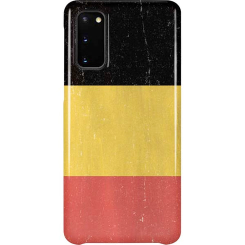 Belgium Flag Distressed Galaxy S20 Lite Case