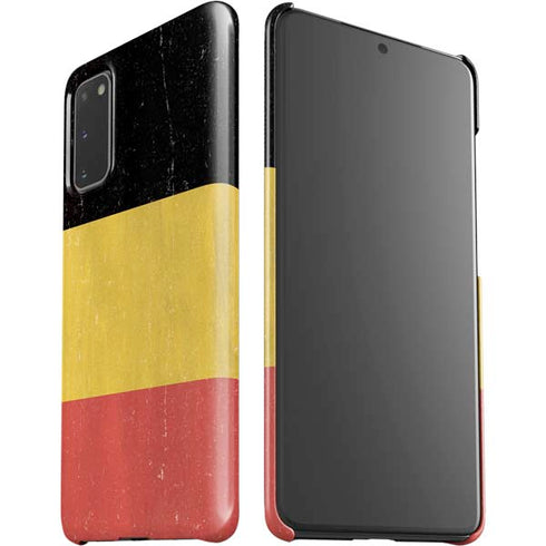 Belgium Flag Distressed Galaxy S20 Lite Case