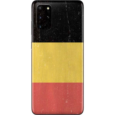 Belgium Flag Distressed Galaxy S20 Plus Skin