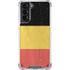 Belgium Flag Distressed Galaxy S21 5G Clear Case
