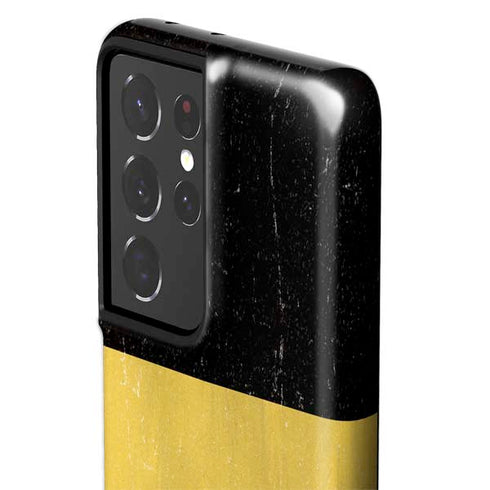 Belgium Flag Distressed Galaxy S21 Ultra 5G Pro Case