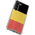 Belgium Flag Distressed Galaxy S23 Clear Case