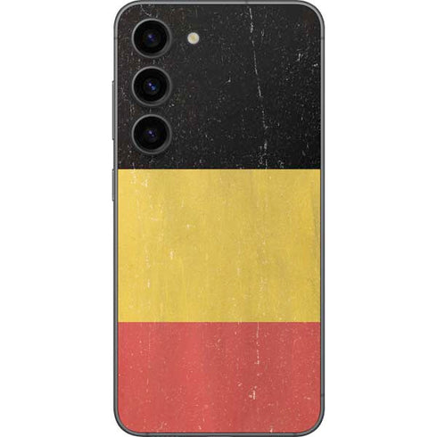 Belgium Flag Distressed Galaxy S23 Skin