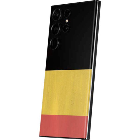 Belgium Flag Distressed Galaxy S23 Ultra Skin