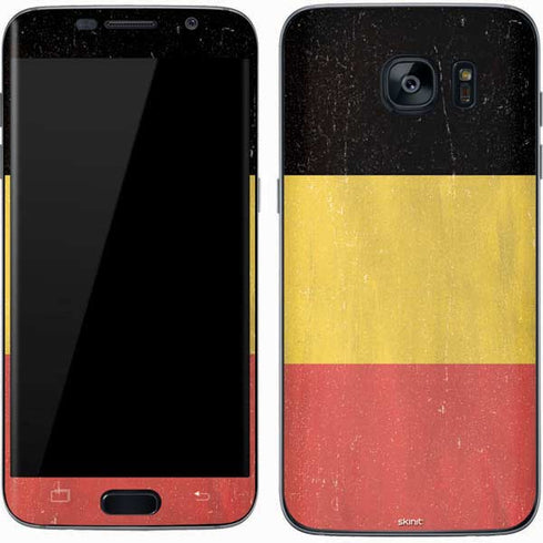 Belgium Flag Distressed Galaxy S7 Skin