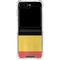 Belgium Flag Distressed Galaxy Z Flip5 5G Clear Case