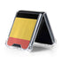Belgium Flag Distressed Galaxy Z Flip5 5G Clear Case