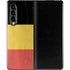 Belgium Flag Distressed Galaxy Z Fold3 5G Skin