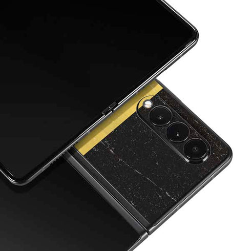 Belgium Flag Distressed Galaxy Z Fold3 5G Skin