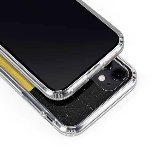 Belgium Flag Distressed iPhone 11 Clear Case