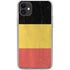 Belgium Flag Distressed iPhone 11 Clear Case