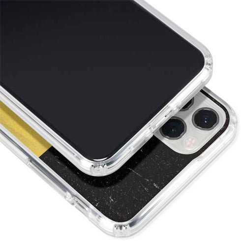 Belgium Flag Distressed iPhone 11 Pro Clear Case