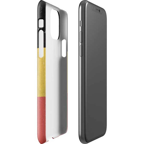 Belgium Flag Distressed iPhone 11 Pro Lite Case
