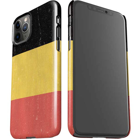 Belgium Flag Distressed iPhone 11 Pro Lite Case