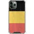 Belgium Flag Distressed iPhone 11 Pro Max Clear Case