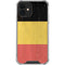 Belgium Flag Distressed iPhone 12 Clear Case