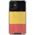 Belgium Flag Distressed iPhone 12 Clear Case