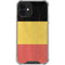 Belgium Flag Distressed iPhone 12 Mini Clear Case