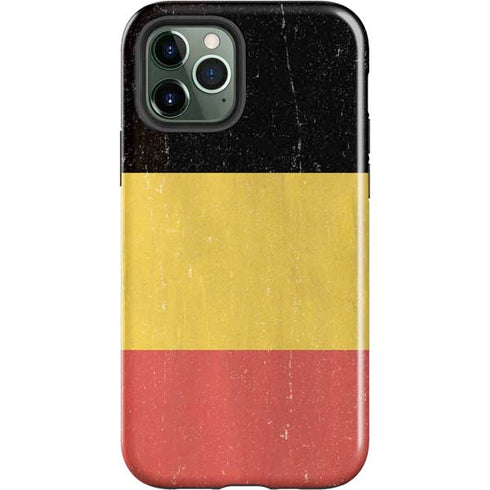 Belgium Flag Distressed iPhone 12 Pro Max Impact Case