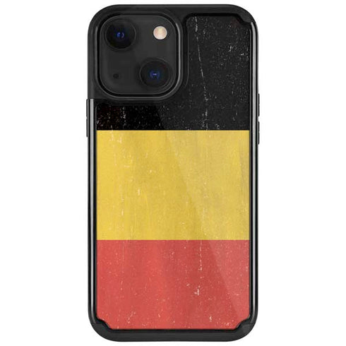 Belgium Flag Distressed iPhone 13 Cargo Case