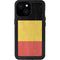 Belgium Flag Distressed iPhone 13 Mini Waterproof Case
