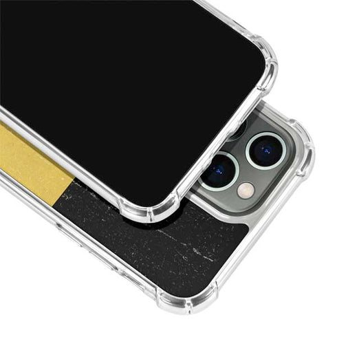 Belgium Flag Distressed iPhone 13 Pro Max Clear Case