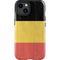 Belgium Flag Distressed iPhone 15 Plus Impact Case