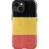 Belgium Flag Distressed iPhone 15 Plus Impact Case