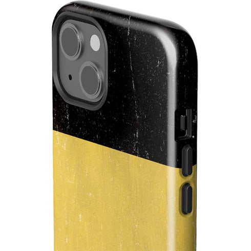 Belgium Flag Distressed iPhone 15 Impact Case