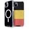 Belgium Flag Distressed iPhone 15 Plus MagSafe Case