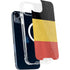 Belgium Flag Distressed iPhone 14 Plus MagSafe Case